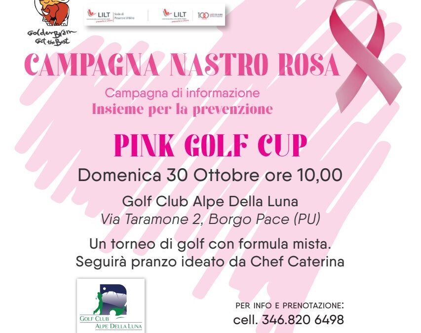 Pink Golf Cup per la Campagna Nastro Rosa